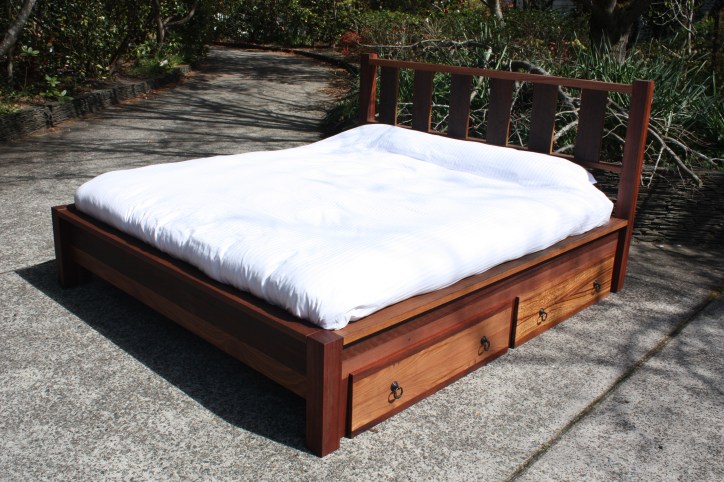 For this project, the customer had drawn up a rough design and provided some photos of similar items that had features she wish to replicate.